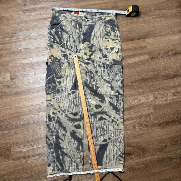 Vintage mossy oak Forest camo hunting fishing pants 34x29 - Picture 5 of 5